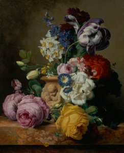 Virágcsendélet alkotó: Charles Joseph Node