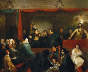 A Cafe des Aveugles a királyi palotában