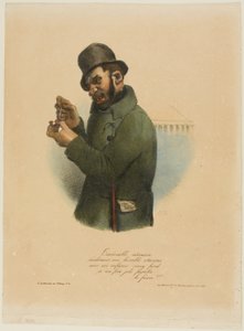 Az Execreable Assassin szörnyű támadásán gondolkodik... alkotó: Charles Joseph Traviès