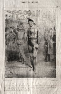 A modor jelenetei: Látod, ez a jelzés Pamelától, aki egész héten átölel... alkotó: Charles Joseph Traviès de Villers