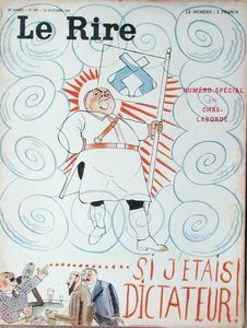 „Ha diktátor lennék!”, borítóillusztráció a „Le Rire” különkiadásából