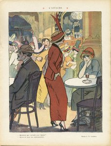 Illusztráció Chas-Laborde-ról (1886-1941) a Le Rire-ben