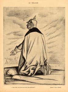 Vörös nevetés, szatirikus az N & B-ben alkotó: Charles Laborde