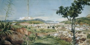 Rio de Janeiro újvárosa a Livramientoból, kb. 1825-6