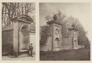 Coleshill, Berkshire, egy fülke, átjáró a hátsó bejáratnál alkotó: Charles Latham