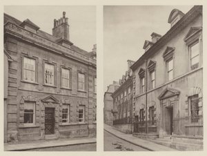 Házak: Stamford, Lincolnshire, High Street, St Martins, Barn Hill alkotó: Charles Latham