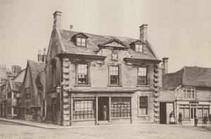 Házak Stamfordban, Lincolnshire, Market Place alkotó: Charles Latham