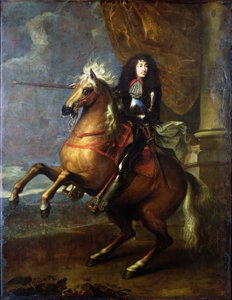 XIV. Lajos (1638-1715) lovas portréja 1668 körül