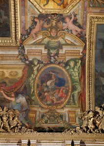 XIV. Lajos csapatai legyőzik a törököket Magyarországon ... alkotó: Charles Le Brun