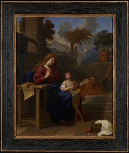 A Szent Család Egyiptomban, 1660 körül alkotó: Charles Le Brun