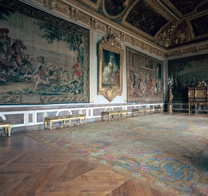 A Salon De Mars Versailles-ban, 17. század alkotó: Charles Le Brun