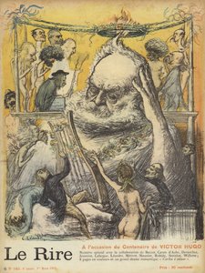 Victor Hugo születésének századik évfordulója, illusztráció a Le Rire számára