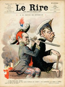 A „Le Lire” címlapja, színekben szatirikus alkotó: Charles Leandre