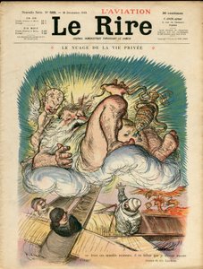 „A nevetés” címlapja, színekben szatirikus alkotó: Charles Leandre