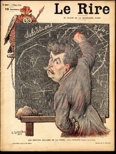 „A nevetés”, Satirique en Colors borítója alkotó: Charles Leandre