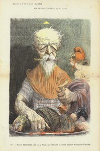 Henri Brisson francia politikus, a Le Rire illusztrációja
