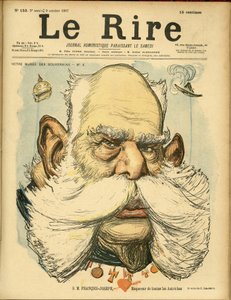 Charles Leandre (1862-1934) illusztrációja a Le Rire borítójára alkotó: Charles Leandre
