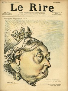 Charles Leandre (1862-1934) illusztrációja a Le Rire borítójára alkotó: Charles Leandre