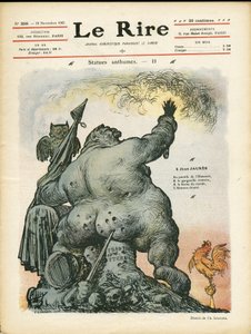 Charles Leandre (1862-1934) illusztrációja a Le Rire borítójára alkotó: Charles Leandre