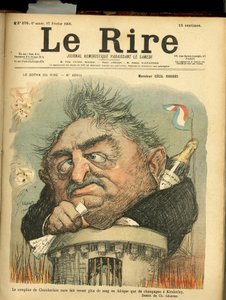Charles Leandre (1862-1934) illusztrációja a Le Rire borítójára alkotó: Charles Leandre