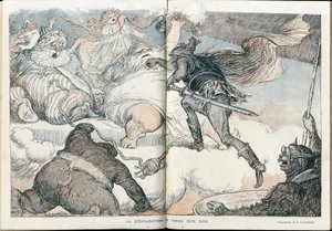 Charles Leandre (1862-1934) illusztrációja a „Fantasio” című filmben alkotó: Charles Leandre