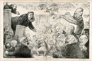 Charles Leandre (1862-1934) illusztrációja a Le Rire-ben alkotó: Charles Leandre