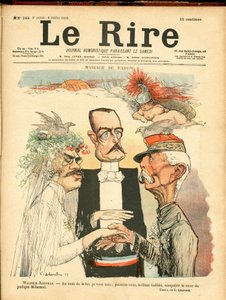 A nevetés, Szatirikus színekben alkotó: Charles Leandre