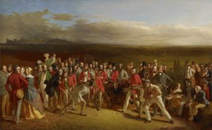 Golfozók, 1847 alkotó: Charles Lees