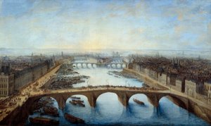 A Pont Royal 1741-ben elfoglalt párizsi lovas képe Charles Grevenbrock festménye (? -1758) 1741 V. 0,96x1,62 m Párizs, Carnavalet múzeum - Párizs panoráma a Pont Royal felett 1741-ben. Charles Grevenbroeck (? -1758) festménye
