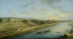 Passy és Chaillot Grenelle felől nézve, 1743 körül (festmény)