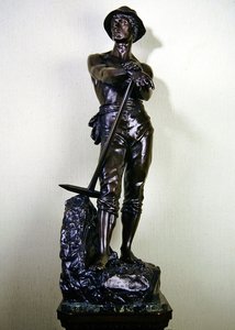 The Minor (bronz márvány alapon) alkotó: Charles Levy