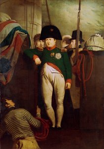 Bonaparte Napóleon a "Bellerophon" fedélzetén a Plymouth Soundon