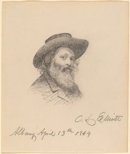 Asa W. Twitchell művész portréja alkotó: Charles Loring Elliott