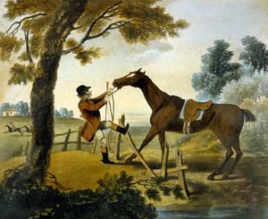 Proof of Bottom, The Pytchley Hunt, metszett F. Jukes (1745-1812)