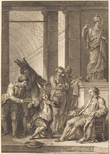 A paraszt alkotó: Charles Louis Lingée after Jean Honoré Fragonard