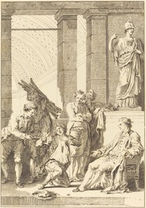 A paraszt alkotó: Charles Louis Lingée after Jean Honoré Fragonard