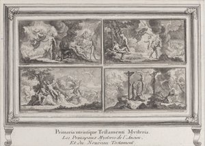 Négy bibliai jelenet: az Ó- és Újszövetség fő titkai Les principaux..., 1680-1728.