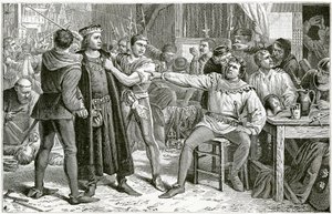 Lord Saye és Sele Jack Cade elé vitte, 1896-ban.