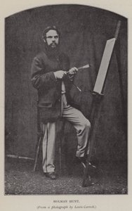 Holman Hunt (b/w photo) alkotó: Charles Lutwidge Dodgson