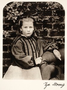 Zoe Strong, 1863. október 10. (szépia fotó) alkotó: Charles Lutwidge Dodgson