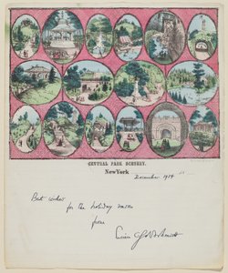 Central Park scenery (New York) alkotó: Charles Magnus