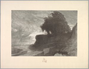 Tájak csomagja: Táj, 4. tábla, Jegyzet, Kígyó alkotó: Charles Marie Dulac