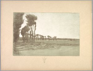 Suite de Paysages: Tájkép, 5. tábla, Remarque, Három búzaszál