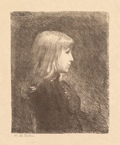 Fiatal hölgy, fiatal lány, 1892.