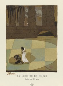 József legendája, Jelenet a II. felvonásból, kocsma. 1914 (sablonnyomat) alkotó: Charles Martin