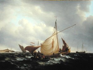 Holland hajókiszállás a tengerre
