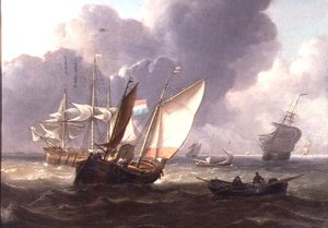 Holland hárommesterek és kishajók duzzadóban