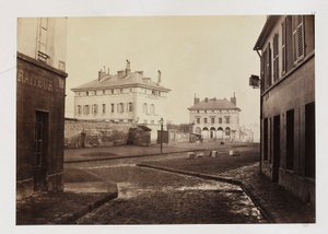 Barriere dItalie, a rue Gerard, Párizs, 1858-78 alkotó: Charles Marville