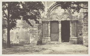 Villeneuve le Comte-templom, Seine-et-Marne (Villeneuve le Comte-templom, Seine-et-Marne) alkotó: Charles Marville