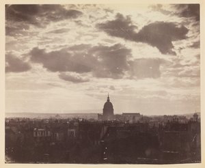 Felhőtanulmány Párizs felett alkotó: Charles Marville